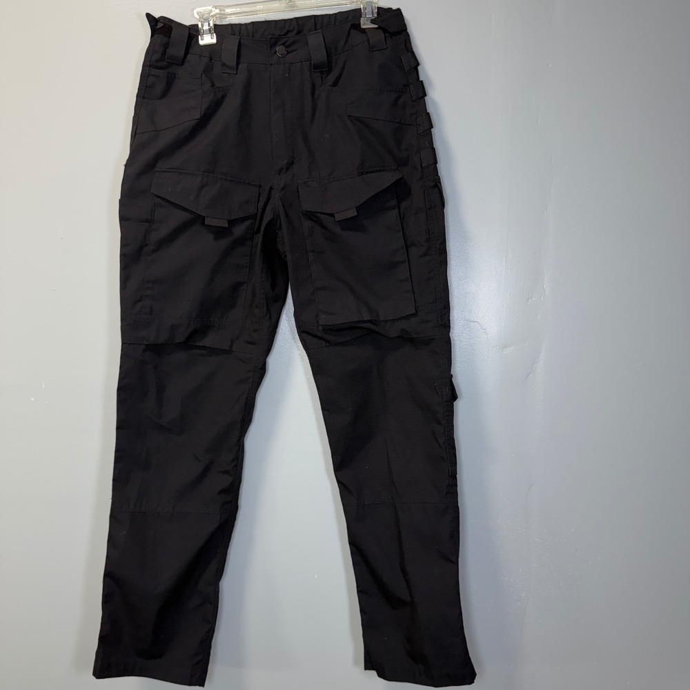 Free Soldier Tactical Gear‎ Mens Black Cargo Pants Ripstop Outdoor 32x32